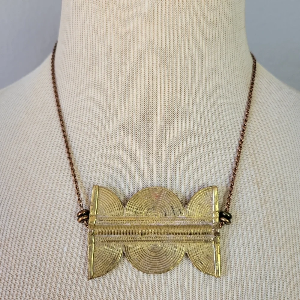 VANESSA MOONEY // ltd ed riot pendant necklace in brass